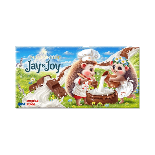 MILLENNIUM CHOCOLATE JAY&JOY 90G
