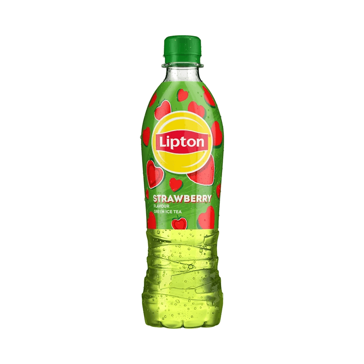 LIPTON:STRAWBERRY GREEN 500ML DRS