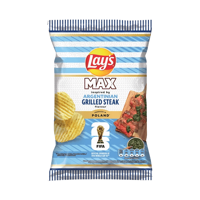 LAYS 8302 MAX KAR.GRILLED STEAK 130G