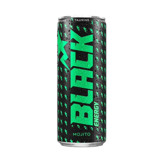 BLACK ENERGY.DRINK MOJITO 500ML DRS