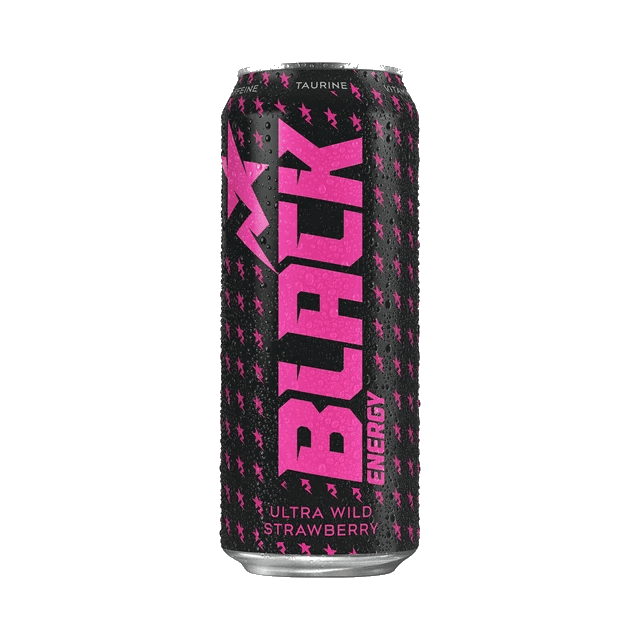 BLACK ENERGY.DRINK STRAWBER 500M DRS