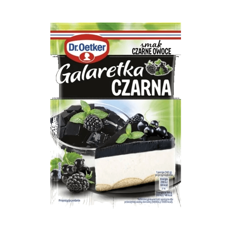 DR OETKER GALARETKA CZARNA OWOCE 70G