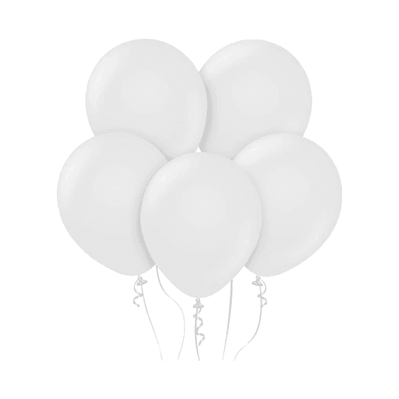 BALONY B&C 12", PASTEL BIAŁE, 10SZT.