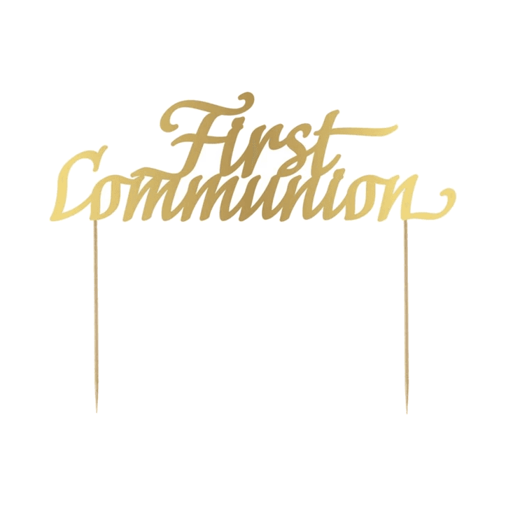 DEKORACJA PAPIEROWA NA TORT FIRST CO