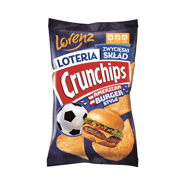 LORENZ CRUNCHIPS AMERICAN BURGER 130