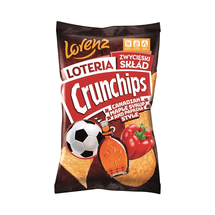 LORENZ CRUNCHIPS MAPLE&PAPRIKA 130G