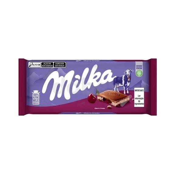 MILKA CZEKOLADA CHERRY CREME 100G.