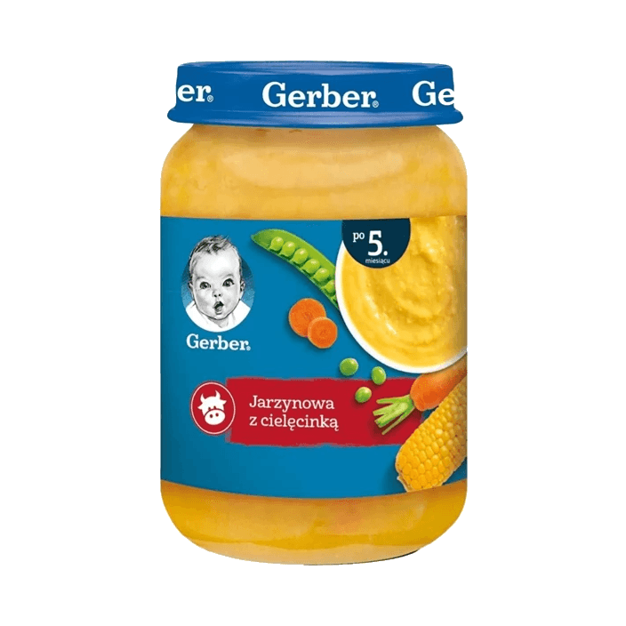 GERBER ZUPA JARZYNOWA Z CIELĘC.190G