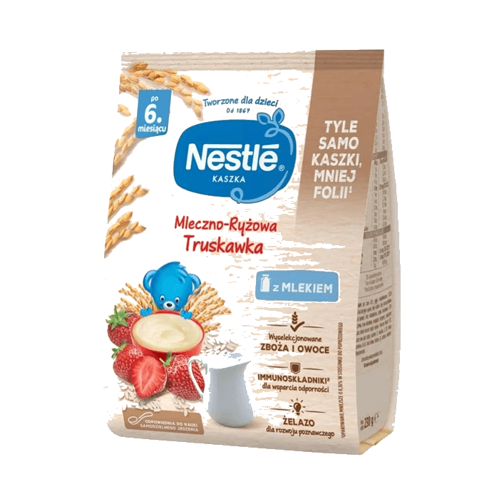 NESTLE KASZKA ML-RYŻ TRUSKAWKA 230G