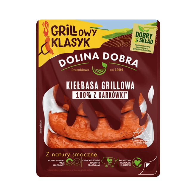 DOLINA DOBRA KIEŁBASA GRILL KARK.375