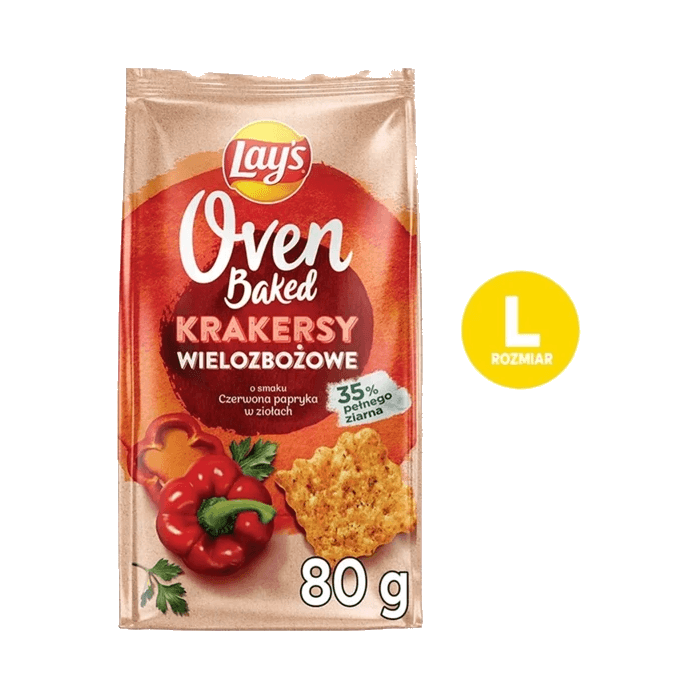 LAYS 7045 KRAKERSY PAPRYK W ZIOŁ.80