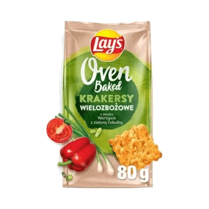 LAYS 7842 KRAKERSY WARZYW.Z CEB.80G