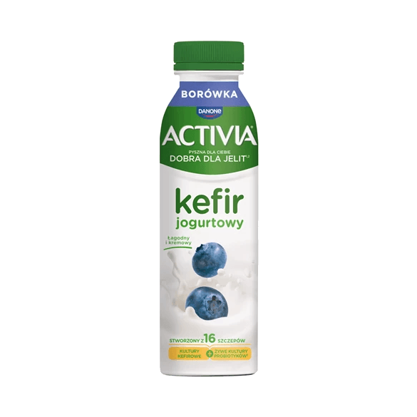 DANONE ACTIVIA KEFIR BORÓWKA 280G