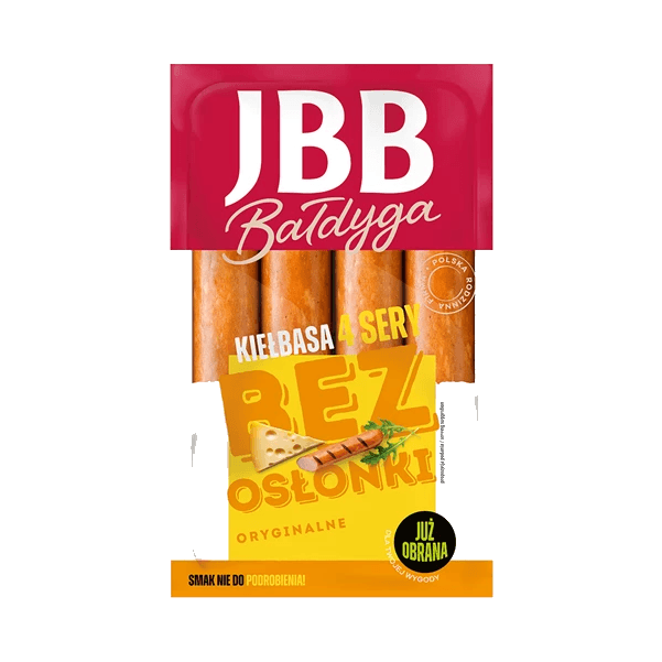 JBB KIEŁBASA 4 SERY BEZ OSŁONKI 330G