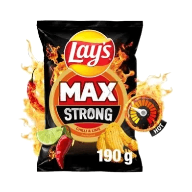 LAYS 8416 STRONG CHILI & LIME 190G