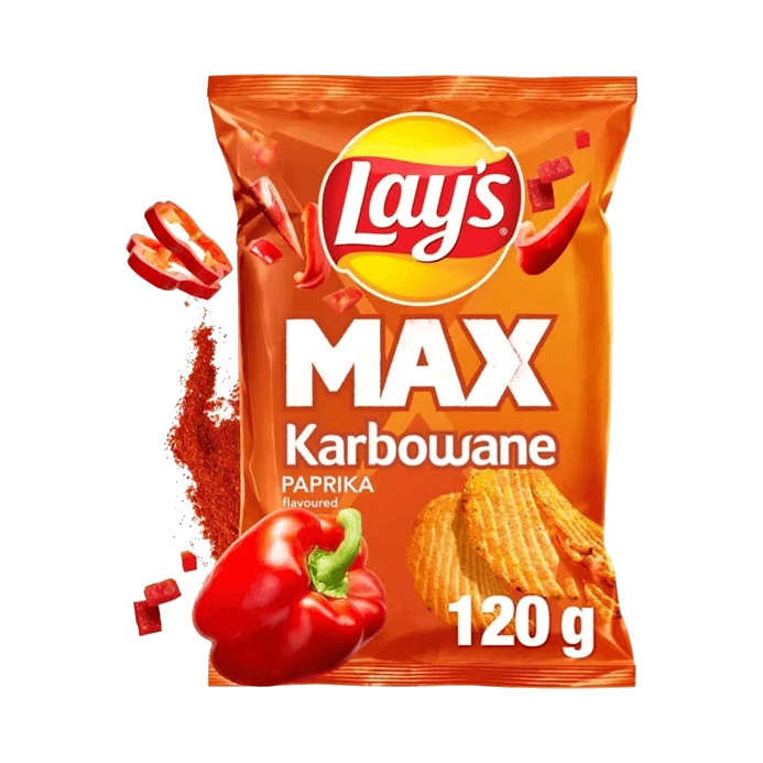 LAYS 9807 RIDGED PAPRYKA 120G