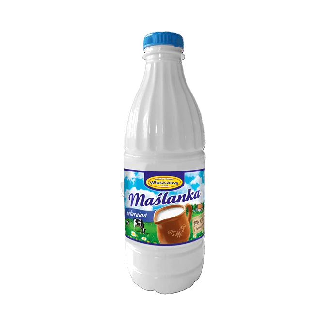 WŁOSZCZOWA MAŚLANKA BUTELKA 1L