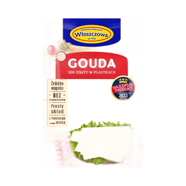 WŁOSZCZOWA PLASTRY 150G GOUDA