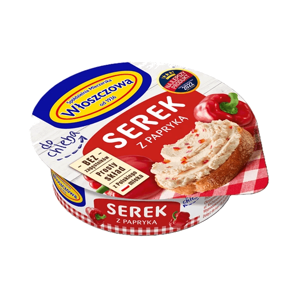 WŁOSZCZOWA SEREK Z PAPRYKĄ DO CHLEBA