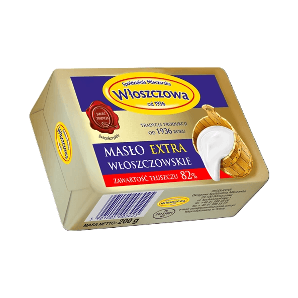 WŁOSZCZOWA MASŁO EXTRA 200 G