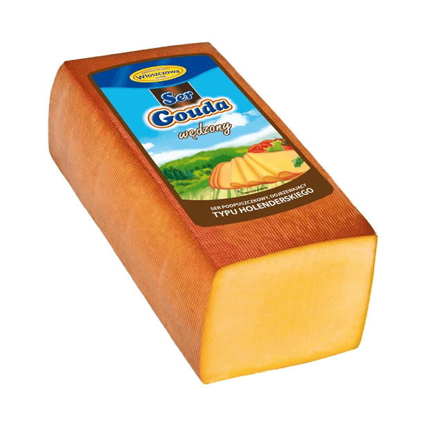 WŁOSZCZOWA SER GOUDA WĘDZONY 3KG