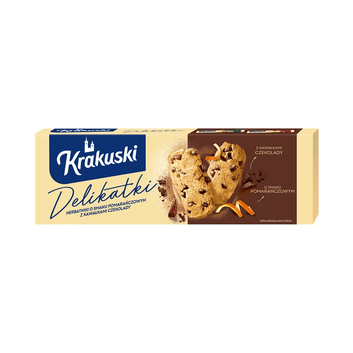 DELIKATKI HERBATNIKI POMARAŃCZ.125G