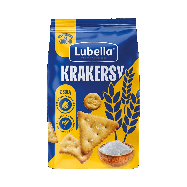 LUBELLA KRAKERSY Z SOLĄ 90G