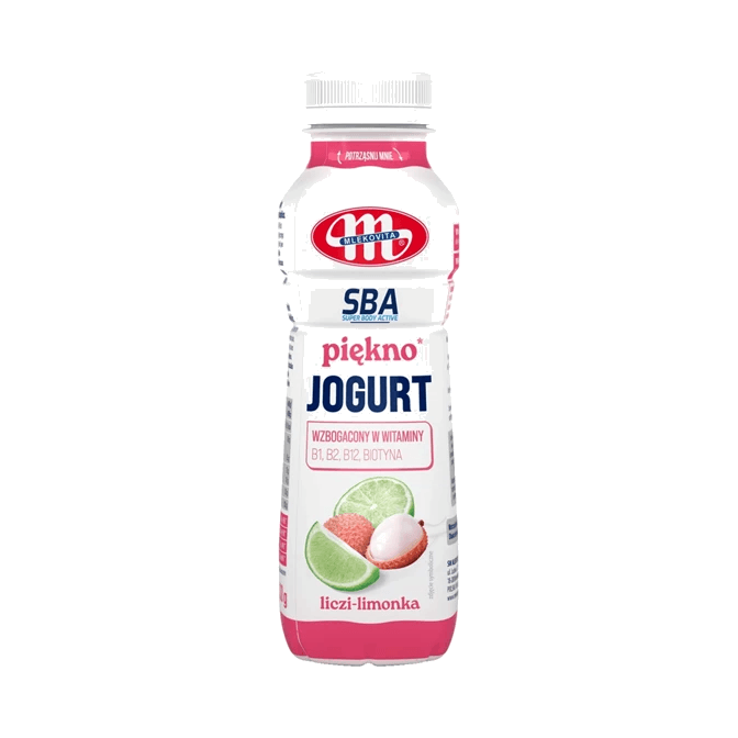 MLEKOVITA JOGURT LICZI-LIMONKA WZBOG