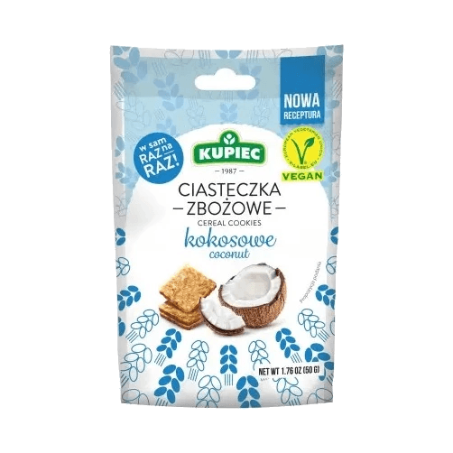 KUPIEC CIASTECZKA ZBOŻ.KOKOSOWE 50G