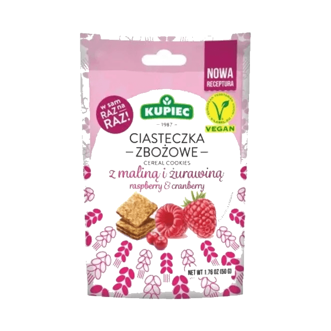 KUPIEC CIASTECZKA ZBOŻ.MALIN-ŻUR 50G