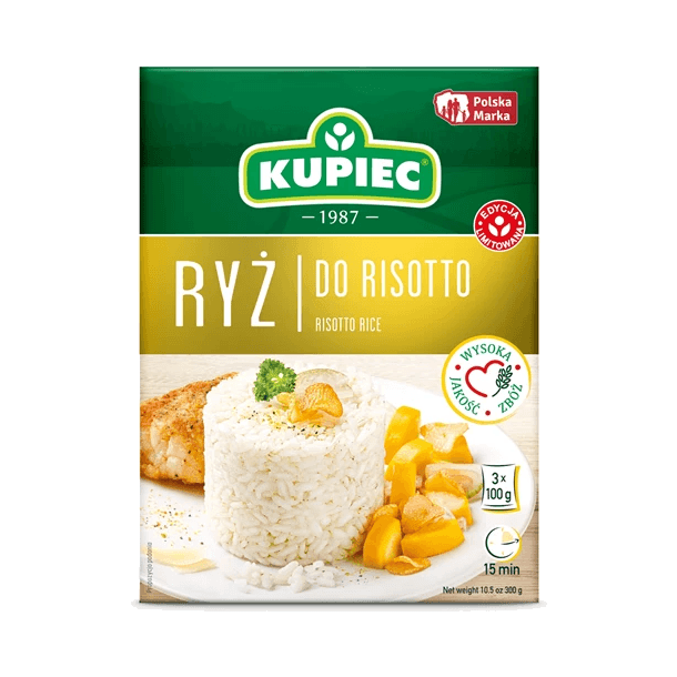 KUPIEC RYŻ DO RISOTTO 3X100G