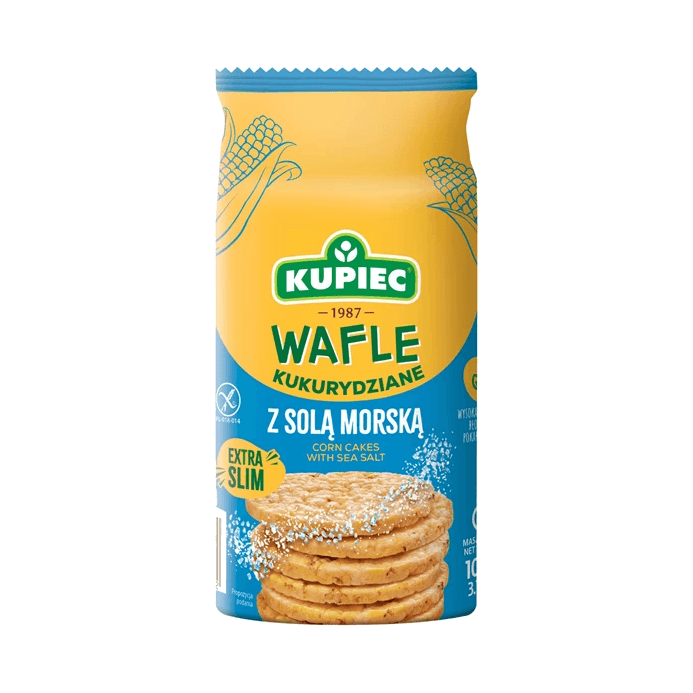 KUPIEC WAFLE KUKURYDZIANE Z SOLĄ 105