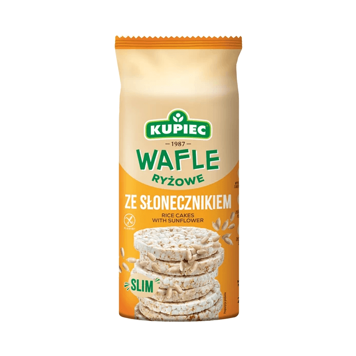 KUPIEC WAFLE RYŻOWE SŁONECZNIK 90G