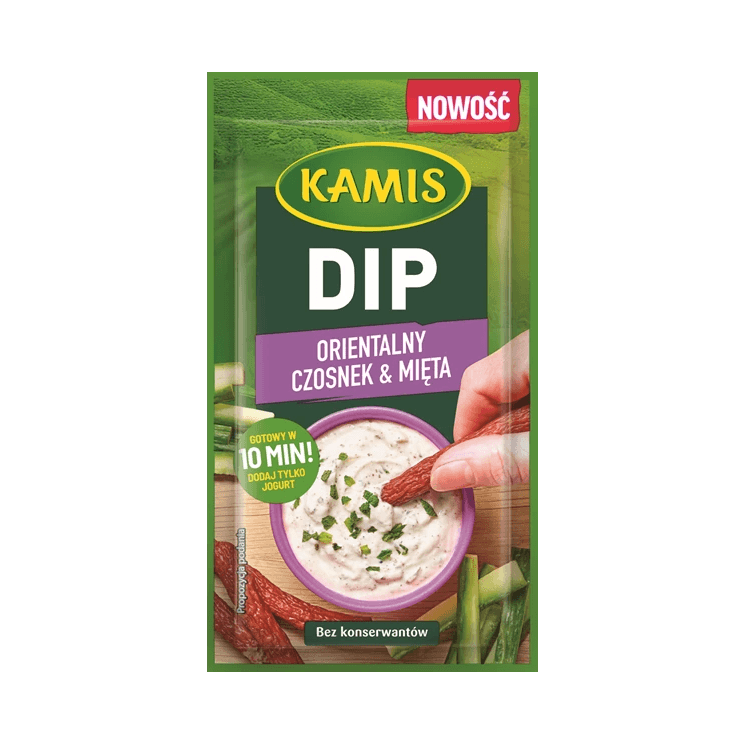 KAMIS DIP ORIENTALNY CZOSN&MIĘTA 20G