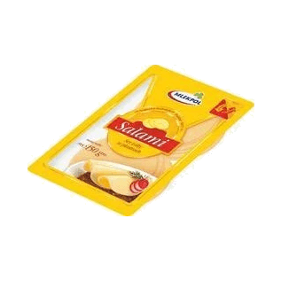 MLEKPOL PLASTRY TWARDE SALAMI 150G