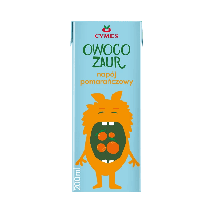 CYMES OWOCOZAUR NAPÓJPOMARAŃCZ200ML