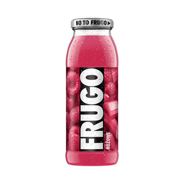 FRUGO RÓŻOWE SZKŁO 300ML