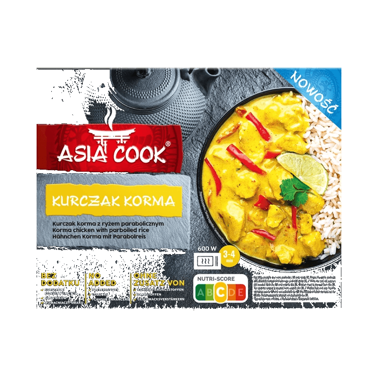 ASIA COOK KURCZAK KORMA Z RYŻEM 400