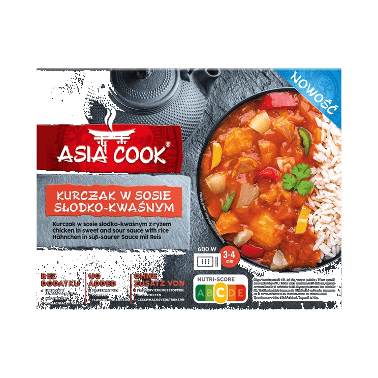 ASIA COOK KURCZAK SŁODKO/KWAŚ Z RYŻ