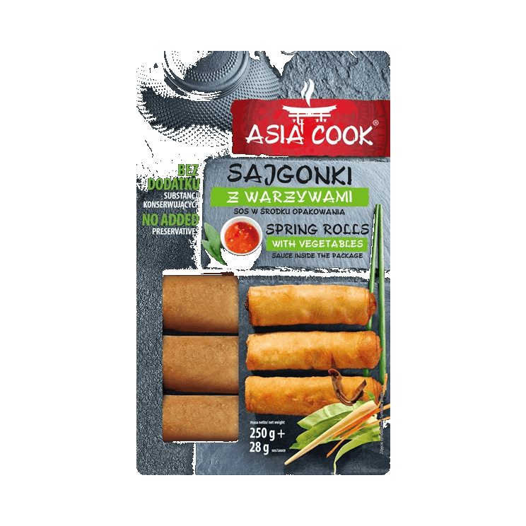 ASIA COOK SAJGONKI Z WARZYWAMI 278G