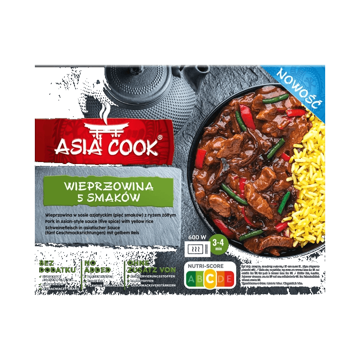 ASIA COOK WIEPRZOWINA 5 SMAKÓW+RYŻ