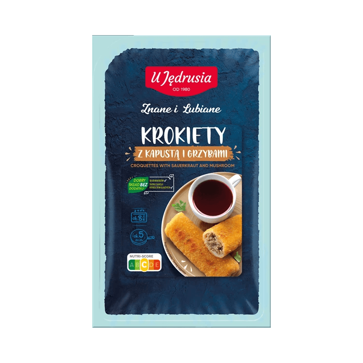 U JĘDRUSIA KROKIETY KAP/GRZYB. 400G