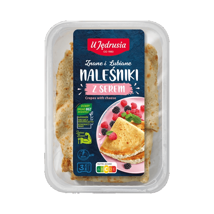 U JĘDRUSIA NALEŚNIKI Z SEREM 300G