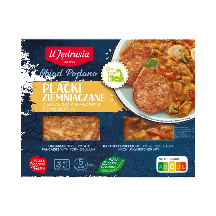 U JĘDRUSIA PLACKI ZIEMN.Z GULASZ.WP