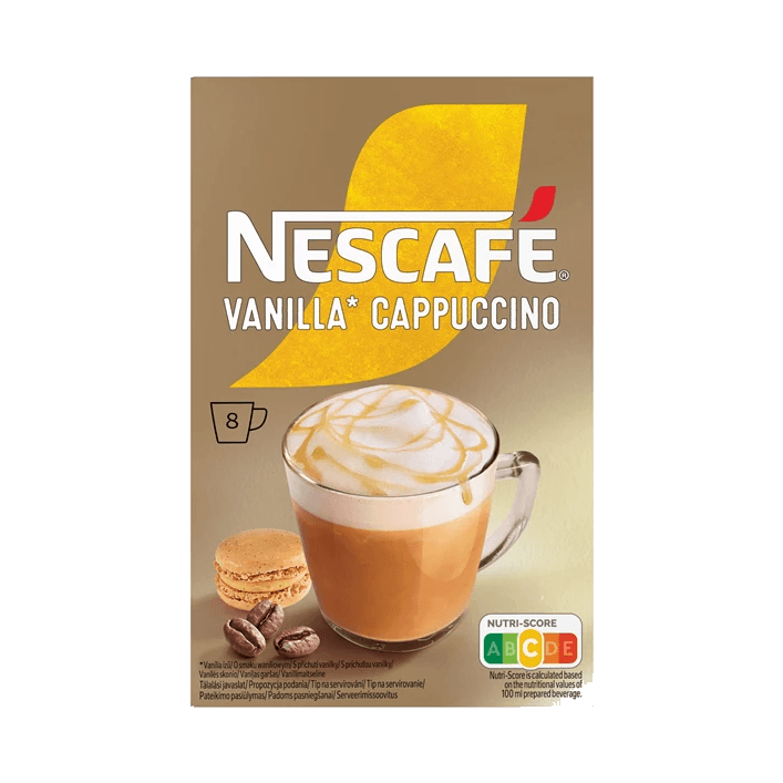 NESCAFE CAPPUCINO VANILLA 8*14G