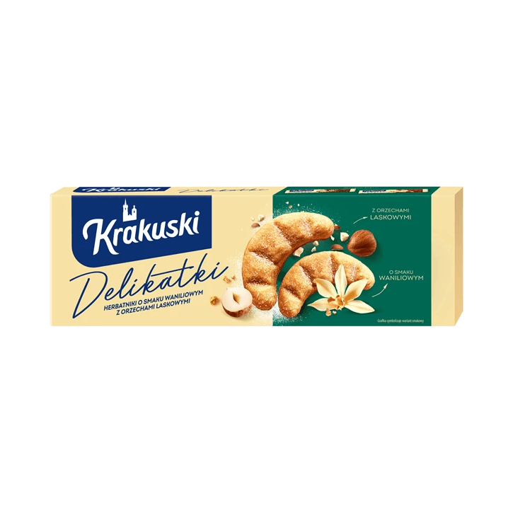 DELIKATKI HERBATNIKI WANILIOWE 125G