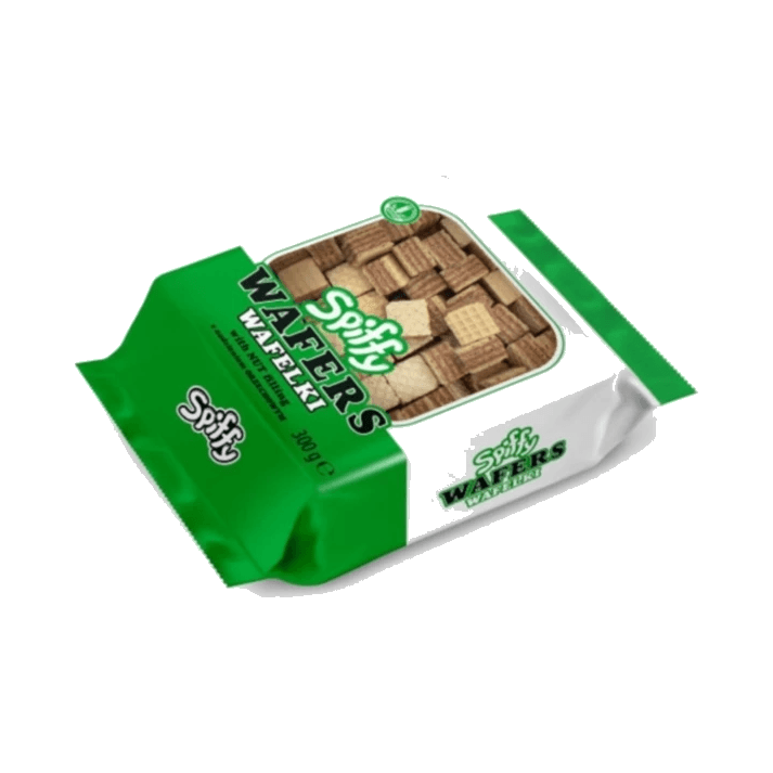 SPIFFY WAFLE PRZEKŁADANE ORZECH 300G